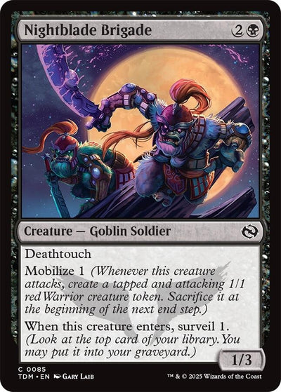 Nightblade Brigade (85) (Tarkir: Dragonstorm) (TDM)