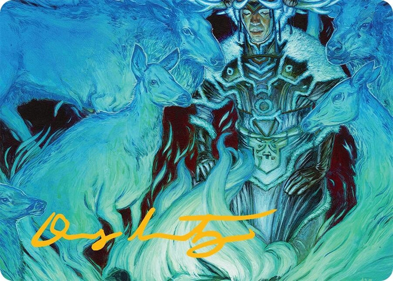 Unending Whisper Art Card (9/54) (Gold-Stamped Signature) (9)