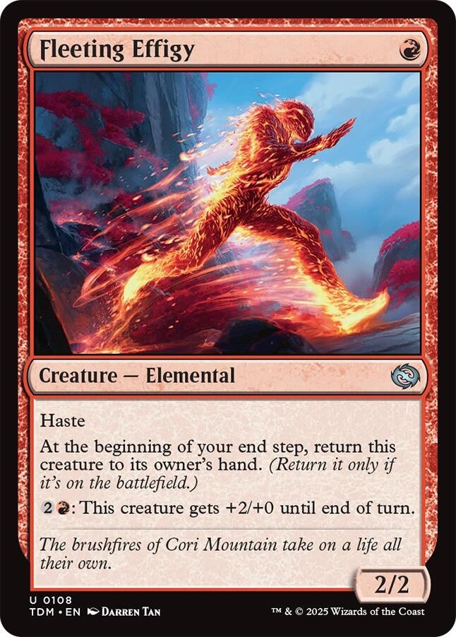 Fleeting Effigy (108) (Tarkir: Dragonstorm) (TDM)