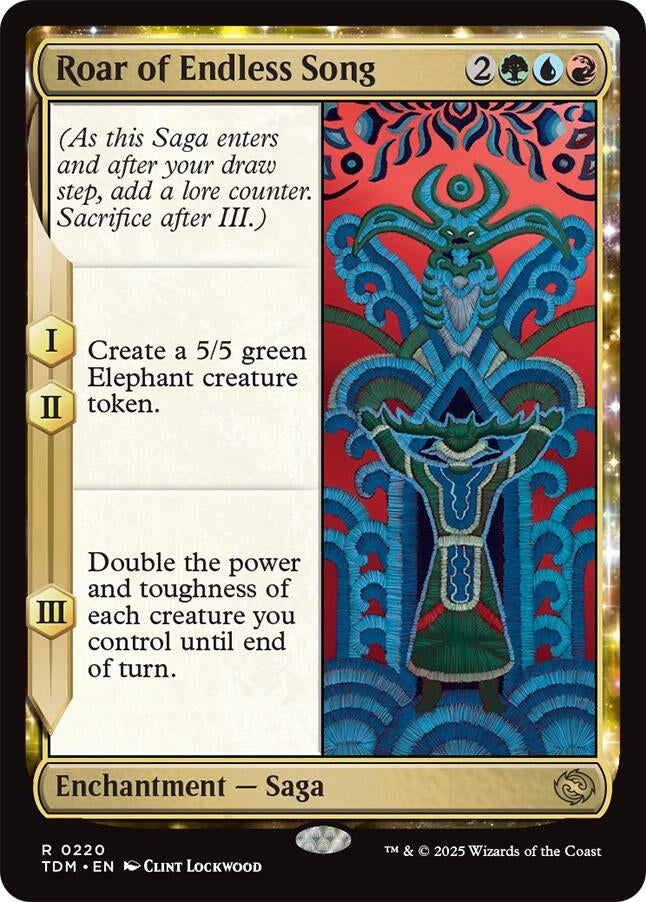 Roar of Endless Song (220) (Tarkir: Dragonstorm) (TDM)