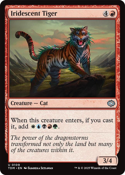 Iridescent Tiger (109) (Tarkir: Dragonstorm) (TDM)