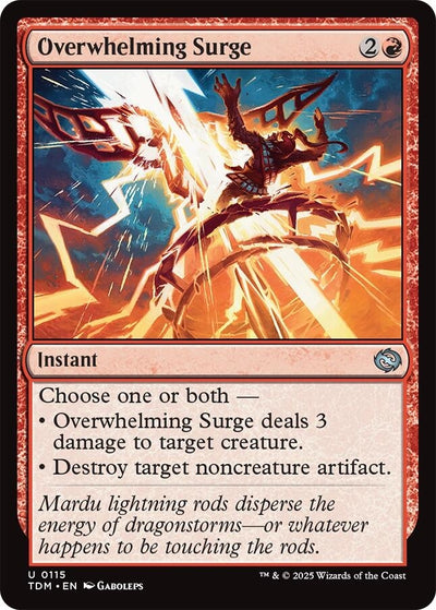 Overwhelming Surge (115) (Tarkir: Dragonstorm) (TDM)