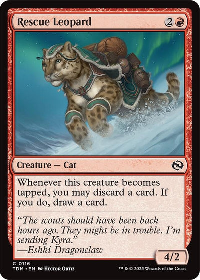 Rescue Leopard (116) (Tarkir: Dragonstorm) (TDM)