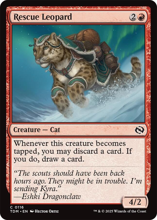 Rescue Leopard (116) (Tarkir: Dragonstorm) (TDM)