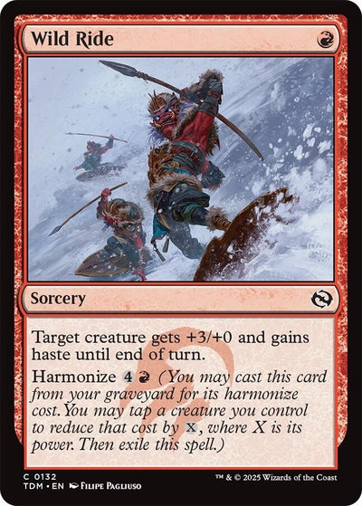 Wild Ride (132) (Tarkir: Dragonstorm) (TDM)