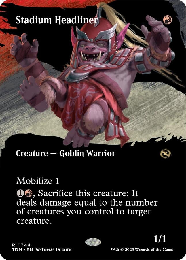 Stadium Headliner (Borderless) (344) (Tarkir: Dragonstorm) (TDM)