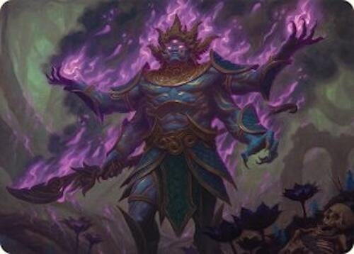 Rot-Curse Rakshasa Art Card (13/54) (13) (Art Series: Tarkir: Dragonstorm)