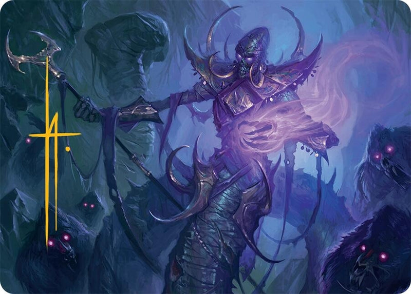 Sidisi, Regent of the Mire Art Card (14/54) (Gold-Stamped Signature) (14) (Art Series: Tarkir: Dragonstorm)