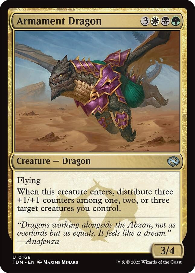 Armament Dragon (168) (Tarkir: Dragonstorm) (TDM)