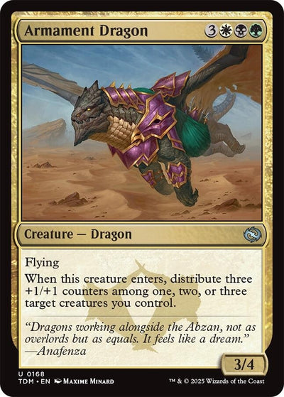 Armament Dragon (168) (Tarkir: Dragonstorm) (TDM)