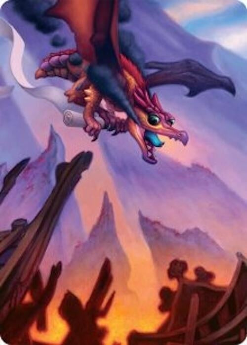 Scavenger Regent Art Card (45/54) (45) (Art Series: Tarkir: Dragonstorm)