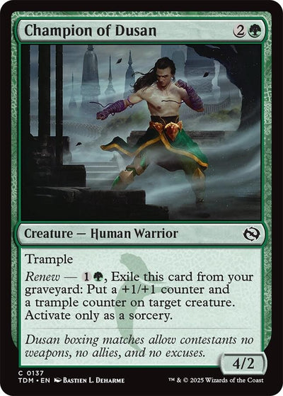 Champion of Dusan (137) (Tarkir: Dragonstorm) (TDM)