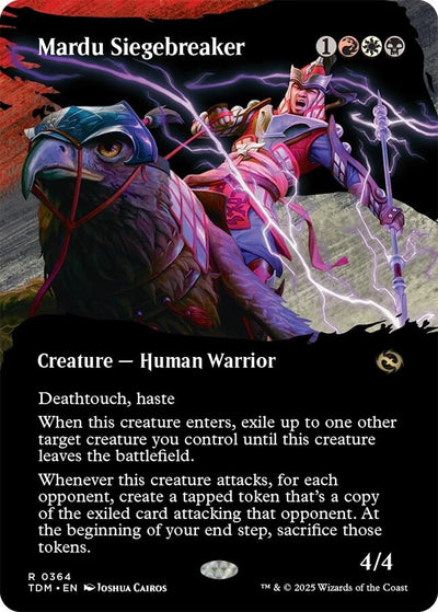 Mardu Siegebreaker (Borderless) (364) (Tarkir: Dragonstorm) (TDM)