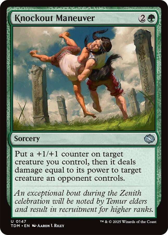 Knockout Maneuver (147) (Tarkir: Dragonstorm) (TDM)
