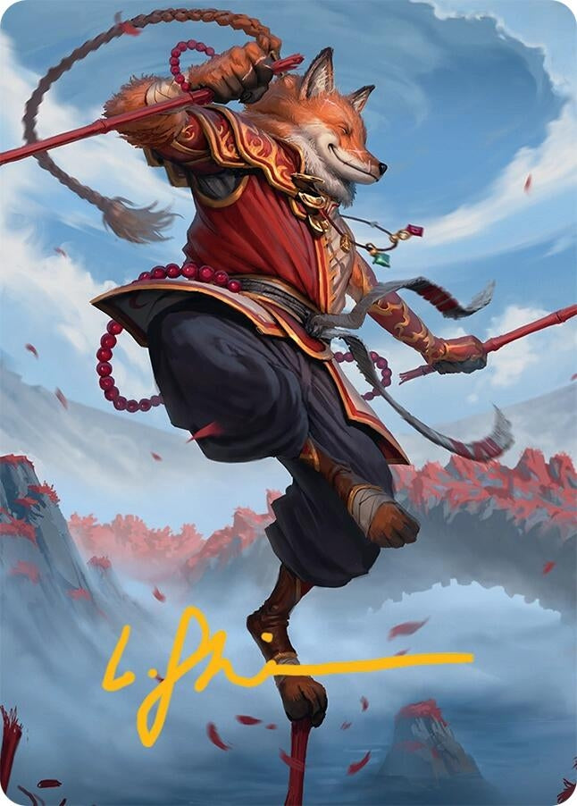 Equilibrium Adept Art Card (16/54) (Gold-Stamped Signature) (16) (Art Series: Tarkir: Dragonstorm)