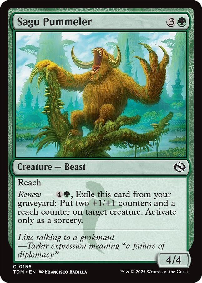 Sagu Pummeler (156) (Tarkir: Dragonstorm) (TDM)
