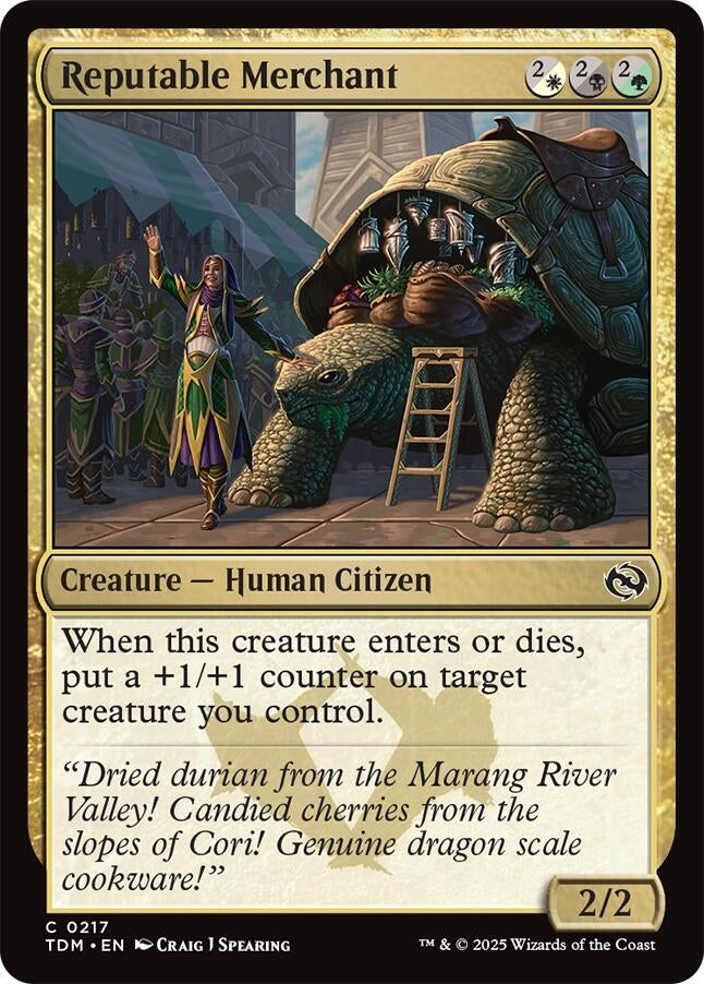 Reputable Merchant (217) (Tarkir: Dragonstorm) (TDM)