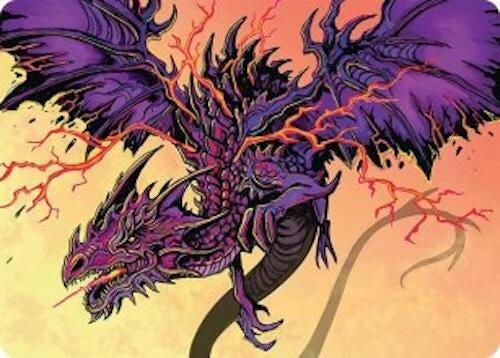 Stormshriek Feral Art Card (35/54) (35) (Art Series: Tarkir: Dragonstorm)
