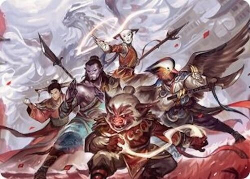 Will of the Jeskai Art Card (54/54) (54) (Art Series: Tarkir: Dragonstorm)