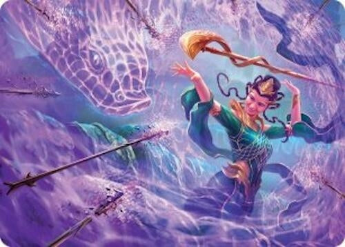 Snakeskin Veil Art Card (19/54) (19) (Art Series: Tarkir: Dragonstorm)