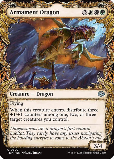 Armament Dragon (Showcase) (307) (Tarkir: Dragonstorm) (TDM)