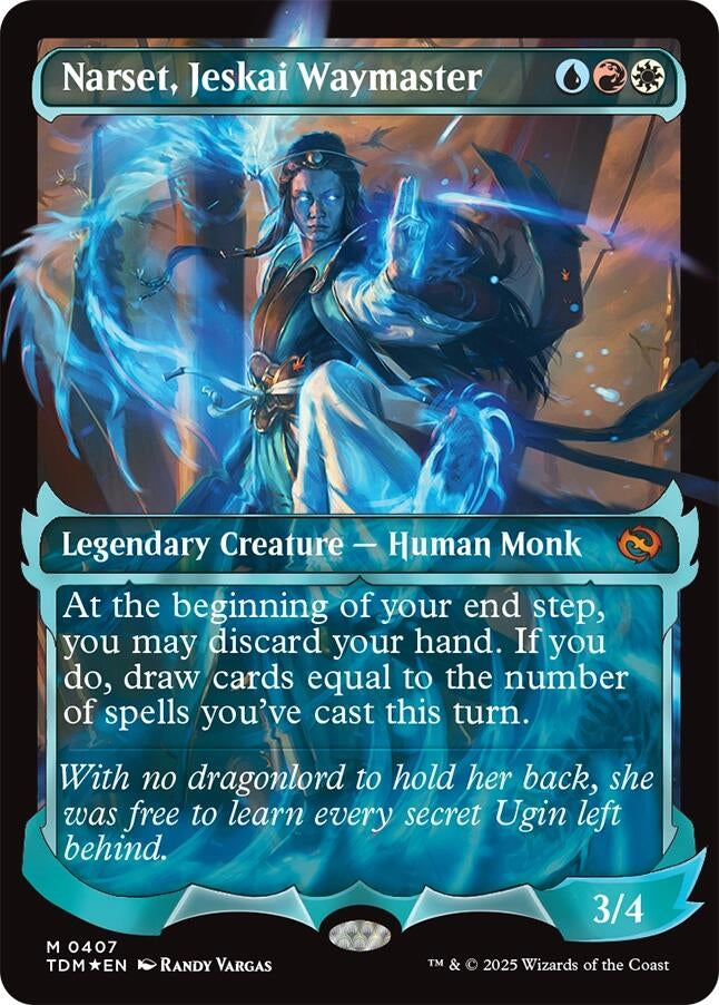 Narset, Jeskai Waymaster (Showcase) (407) (Tarkir: Dragonstorm)