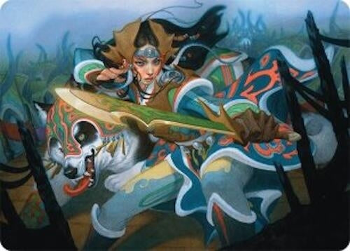 Eshki Dragonclaw Art Card (23/54) (23) (Art Series: Tarkir: Dragonstorm)