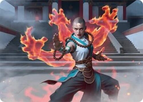 Flamehold Grappler Art Card (24/54) (24) (Art Series: Tarkir: Dragonstorm)