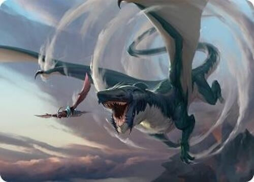 Whirlwing Stormbrood Art Card (27/54) (27) (Art Series: Tarkir: Dragonstorm)