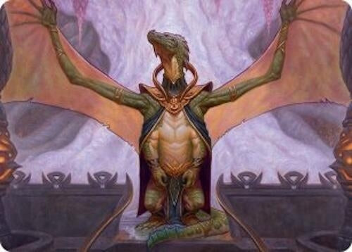 Kheru Goldkeeper Art Card (36/54) (36) (Art Series: Tarkir: Dragonstorm)