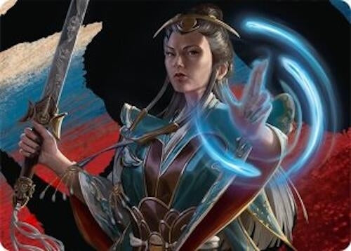 Narset, Jeskai Waymaster Art Card (44/54) (44) (Art Series: Tarkir: Dragonstorm)