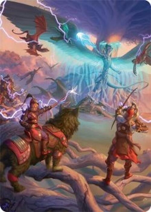 All-Out Assault Art Card (50/54) (50) (Art Series: Tarkir: Dragonstorm)