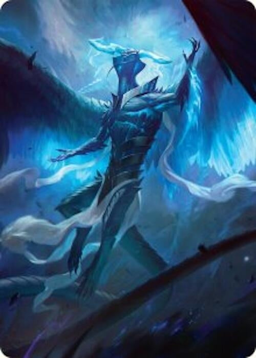 Ugin, Eye of the Storms Art Card (1/54) (1) (Art Series: Tarkir: Dragonstorm)