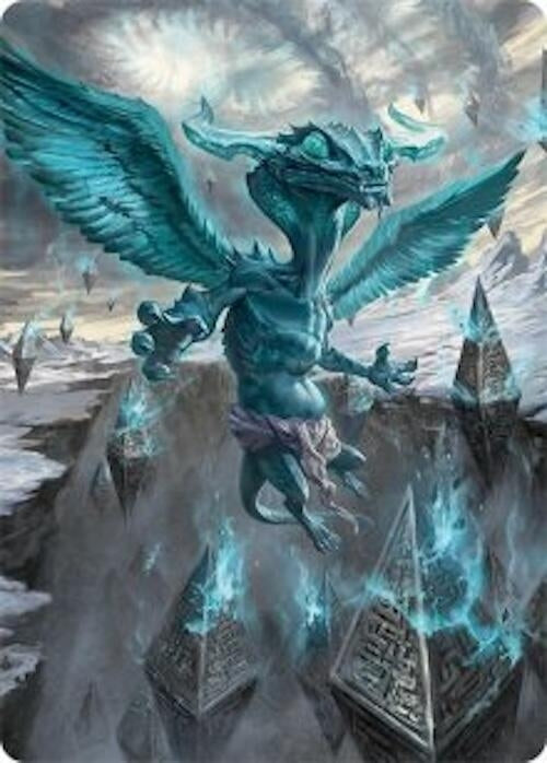 Ugin, Eye of the Storms Art Card (47/54) (47) (Art Series: Tarkir: Dragonstorm)