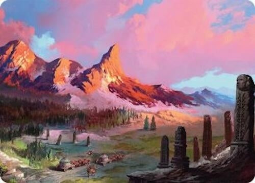Rugged Highlands Art Card (29/54) (29) (Art Series: Tarkir: Dragonstorm)