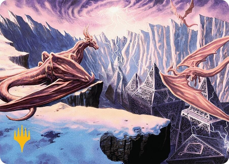 Maelstrom of the Spirit Dragon (42/54) (Gold-Stamped Planeswalker Symbol) (42) (Art Series: Tarkir: Dragonstorm)