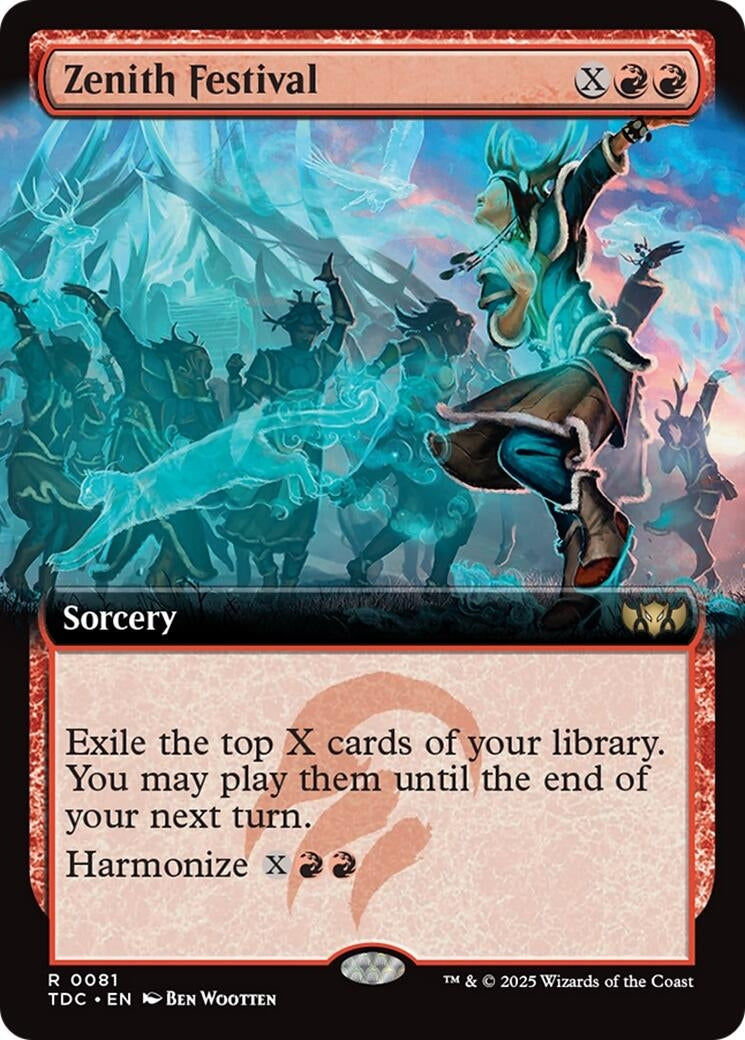 Zenith Festival (Extended Art) (81) (Commander: Tarkir: Dragonstorm)