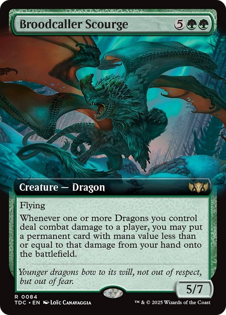 Broodcaller Scourge (Extended Art) (84) (Commander: Tarkir: Dragonstorm)