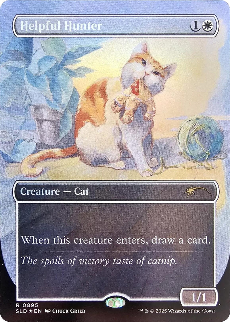 Helpful Hunter (0895) (Rainbow Foil) (895) (Secret Lair Drop Series)