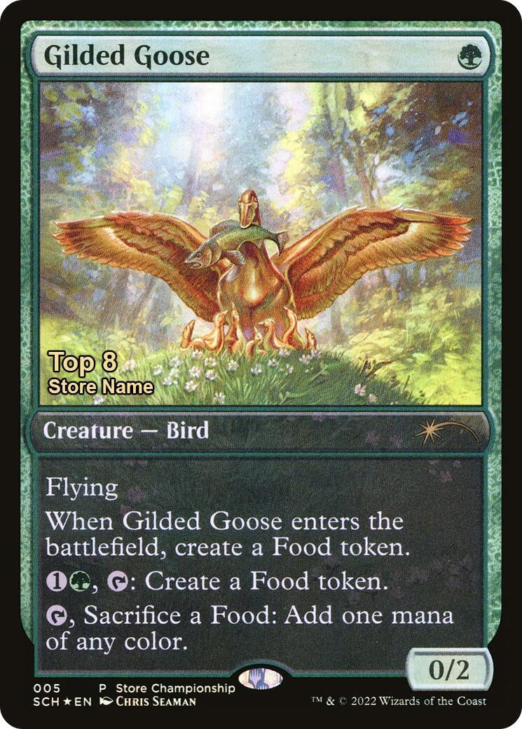 Gilded Goose (Top 8) (5) (Game Day & Store Championship Promos)