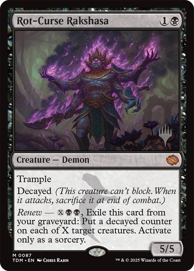 Rot-Curse Rakshasa (87) (Promo Pack: Tarkir: Dragonstorm)