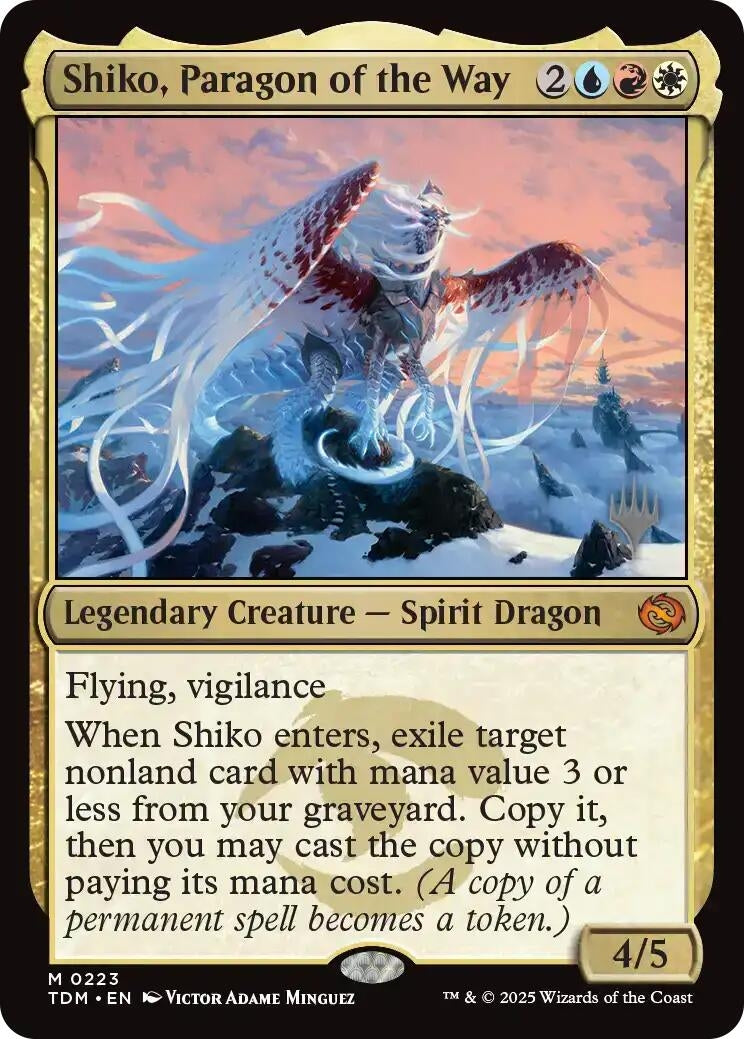 Shiko, Paragon of the Way (223) (Promo Pack: Tarkir: Dragonstorm)