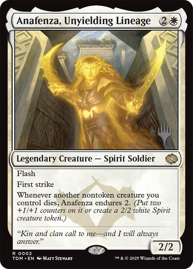 Anafenza, Unyielding Lineage (2) (Promo Pack: Tarkir: Dragonstorm)