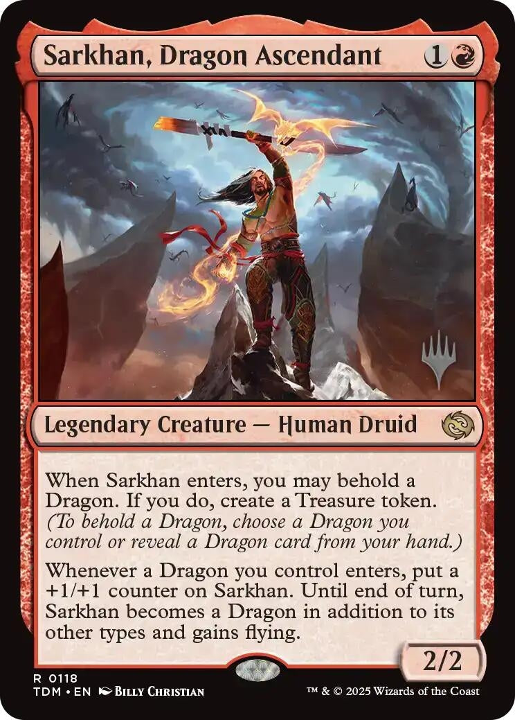 Sarkhan, Dragon Ascendant (118) (Promo Pack: Tarkir: Dragonstorm)