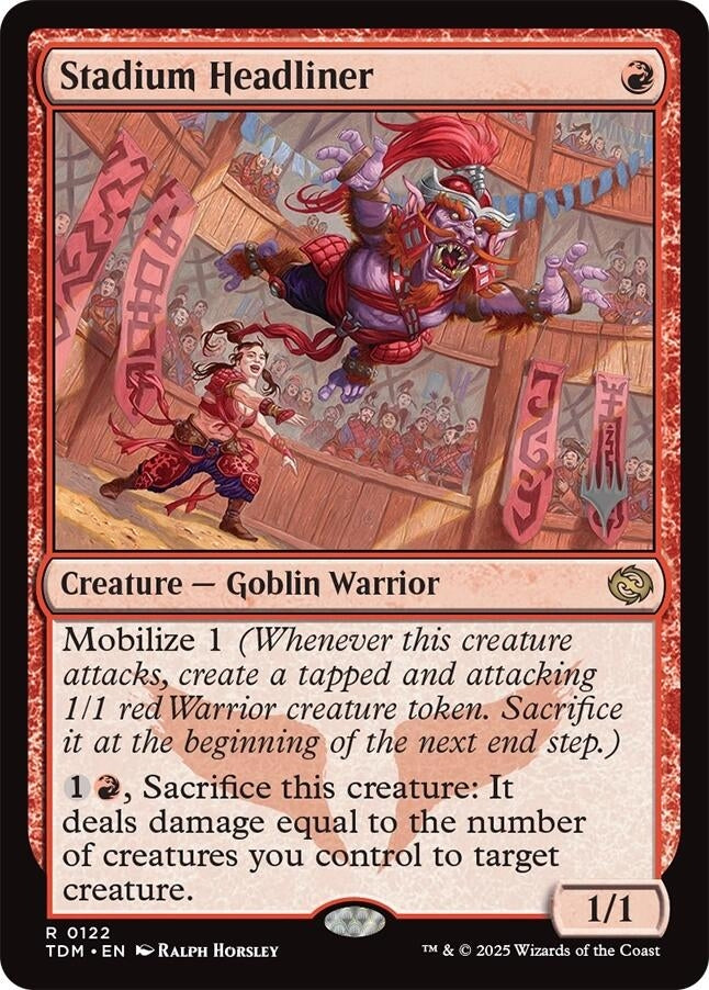 Stadium Headliner (122) (Promo Pack: Tarkir: Dragonstorm)