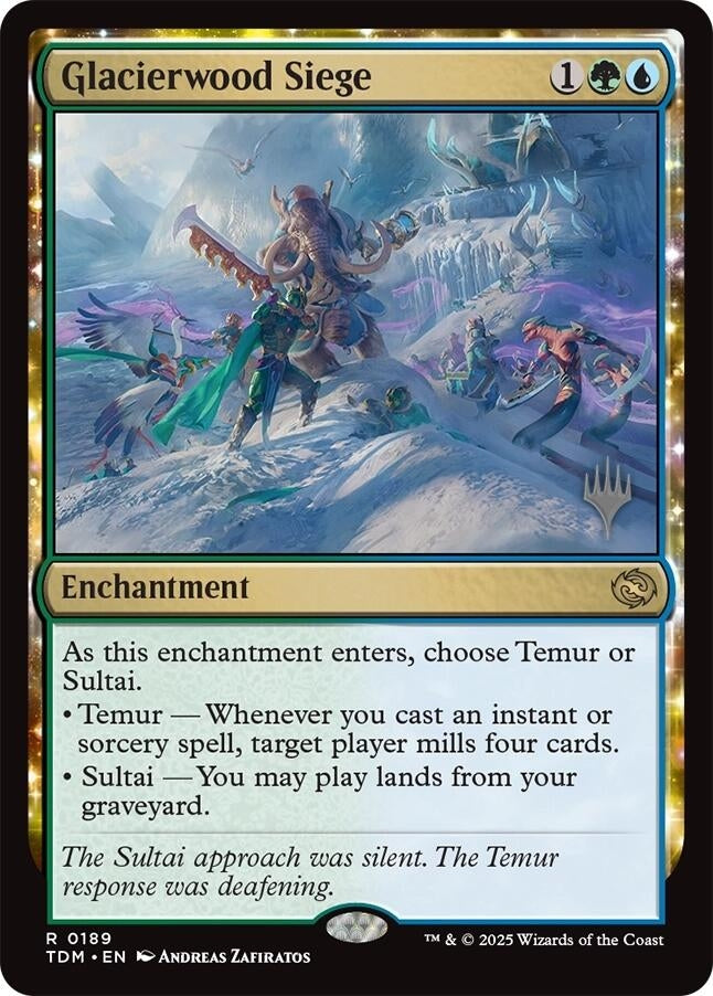 Glacierwood Siege (189) (Promo Pack: Tarkir: Dragonstorm)