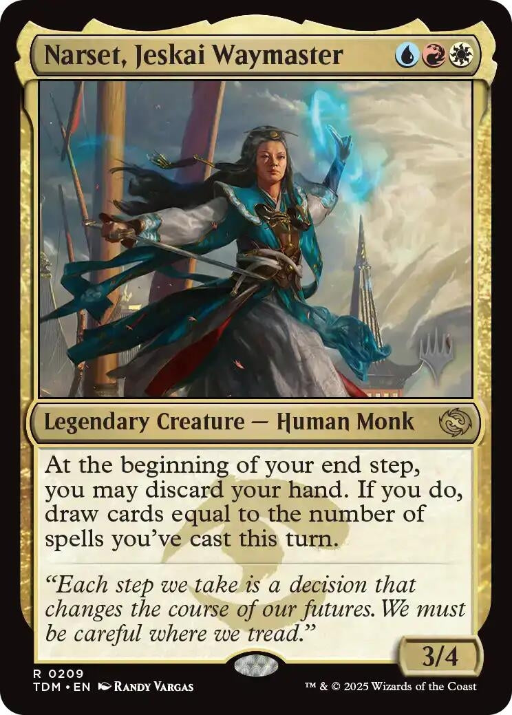 Narset, Jeskai Waymaster (209) (Promo Pack: Tarkir: Dragonstorm)