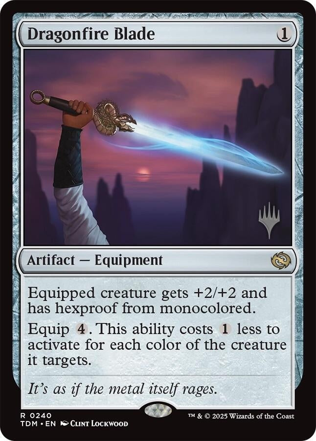 Dragonfire Blade (240) (Promo Pack: Tarkir: Dragonstorm)