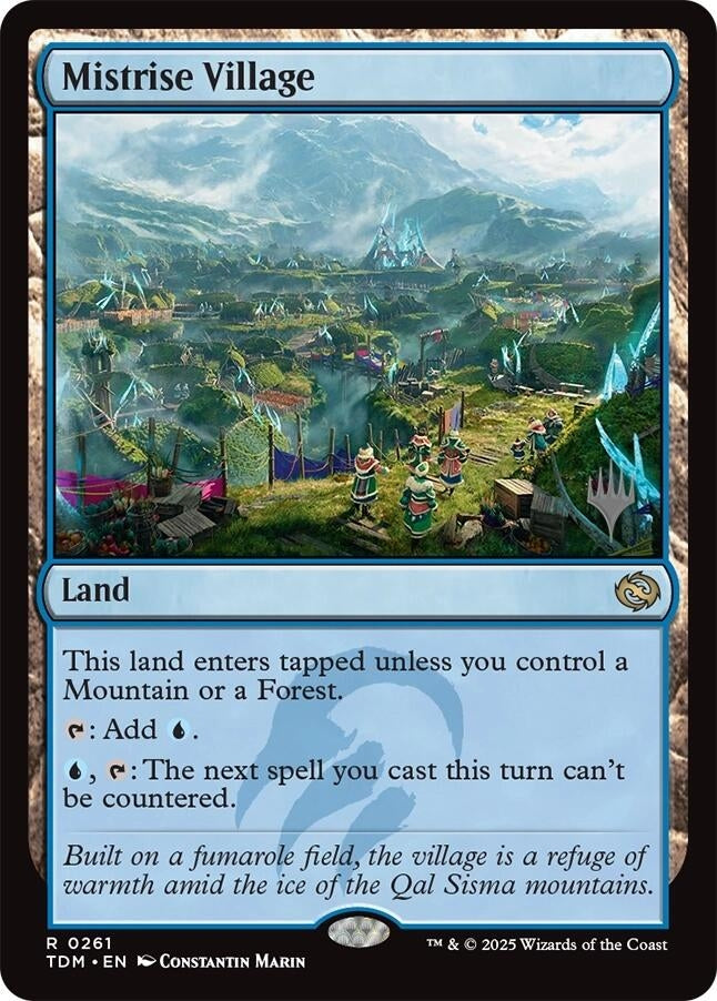 Mistrise Village (261) (Promo Pack: Tarkir: Dragonstorm)