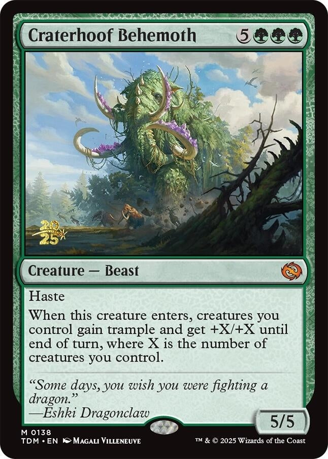 Craterhoof Behemoth (138) (Prerelease Cards)